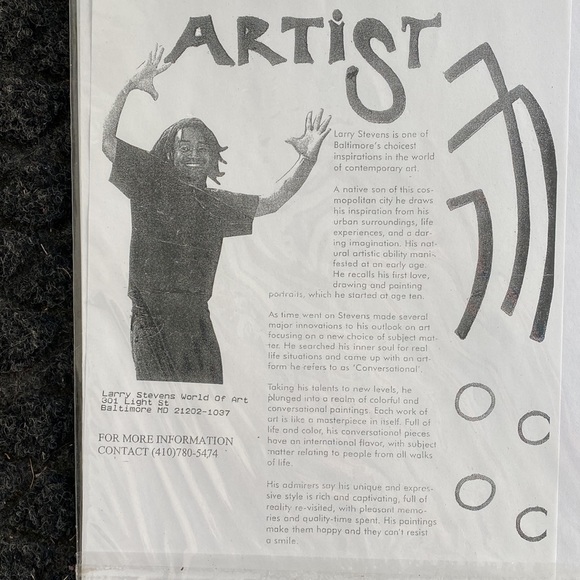 Meeting Of The Minds Poster by Larry Stevens NIPackage - Picture 5 of 5